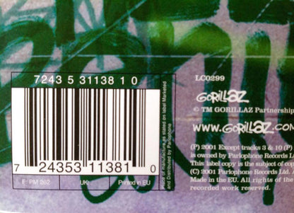 Gorillaz : Gorillaz (2xLP, Album, RE, Gat)