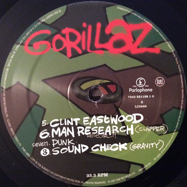 Gorillaz : Gorillaz (2xLP, Album, RE, Gat)