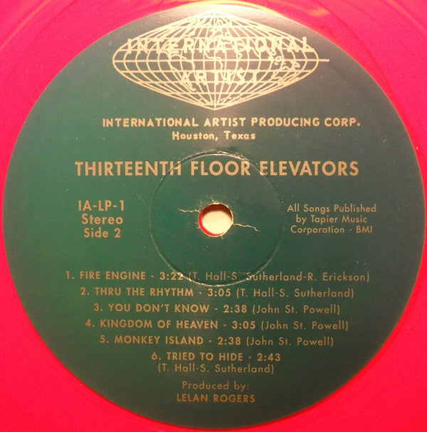 13th Floor Elevators : The Psychedelic Sounds Of The 13th Floor Elevators (LP, Album, RE, Red)