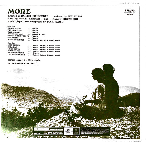 Pink Floyd : Soundtrack From The Film "More" (LP, Album, RE, RM, 180)