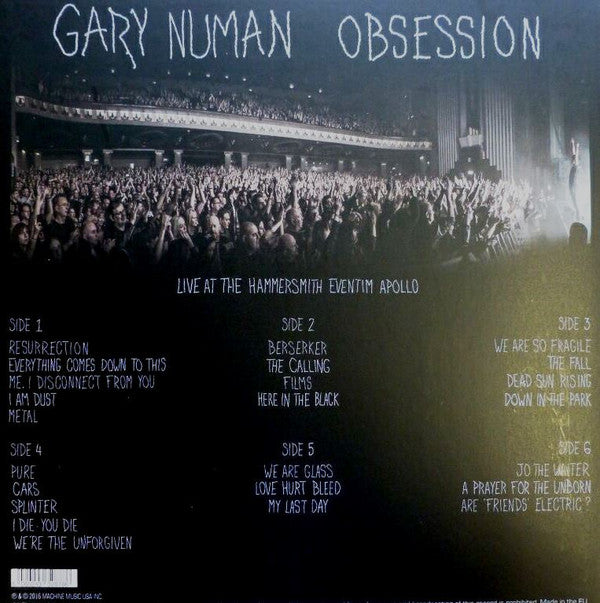 Gary Numan : Obsession (Live At The Hammersmith Eventim Apollo) (3xLP, Album)